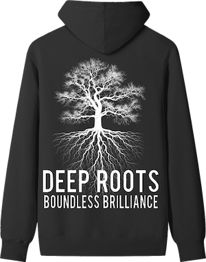 Black Hoodie Back View