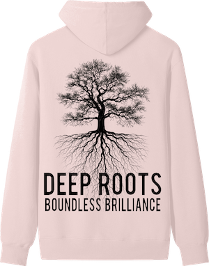 Pink Hoodie Back View